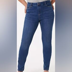 Denim&Co Women's Blue Skinny Jeans Size 12